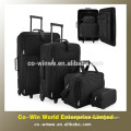 Cheap polyester 4pcs luggage set